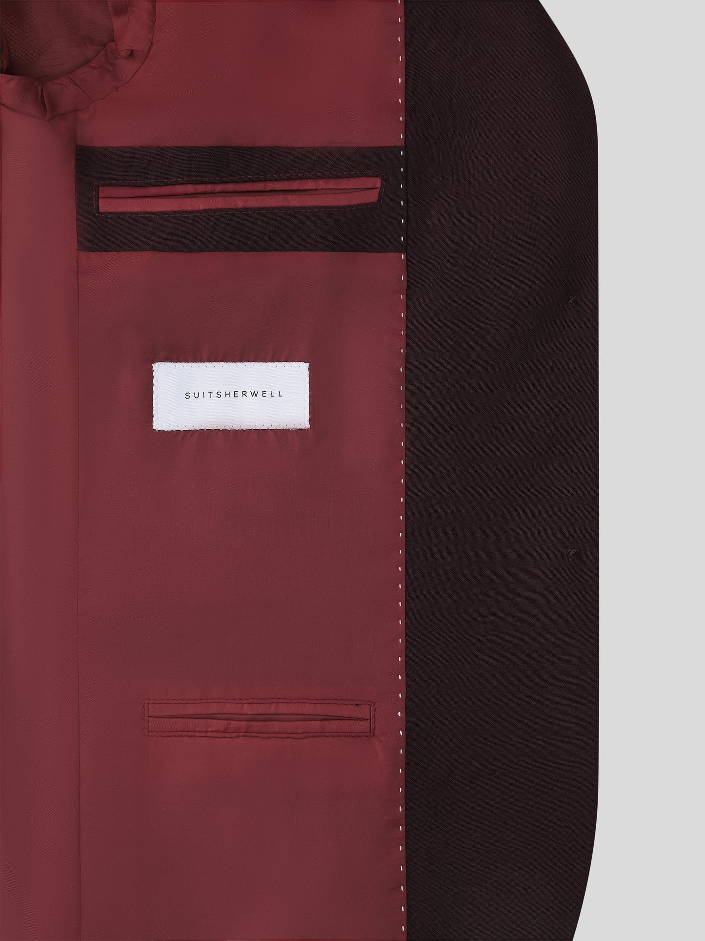 Oversized Bordeaux Blazer - Krasí