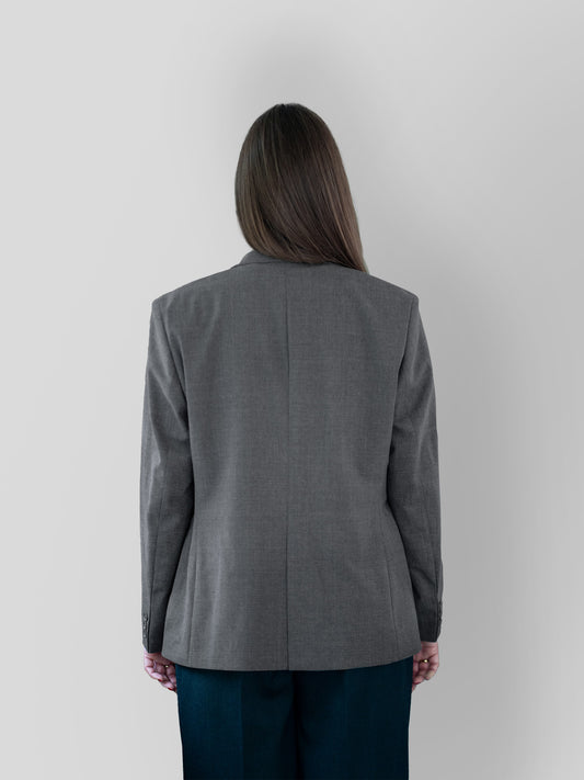 Oversized Grijze Blazer - Oneira