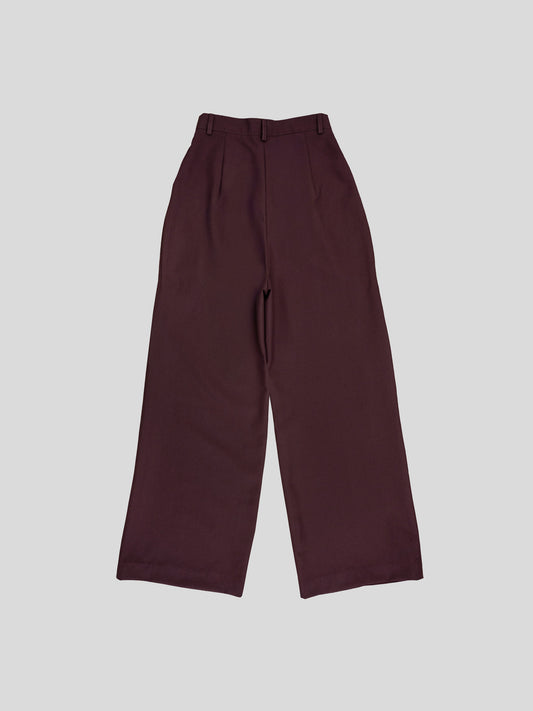 Oversized Bordeaux Broek - Krasí