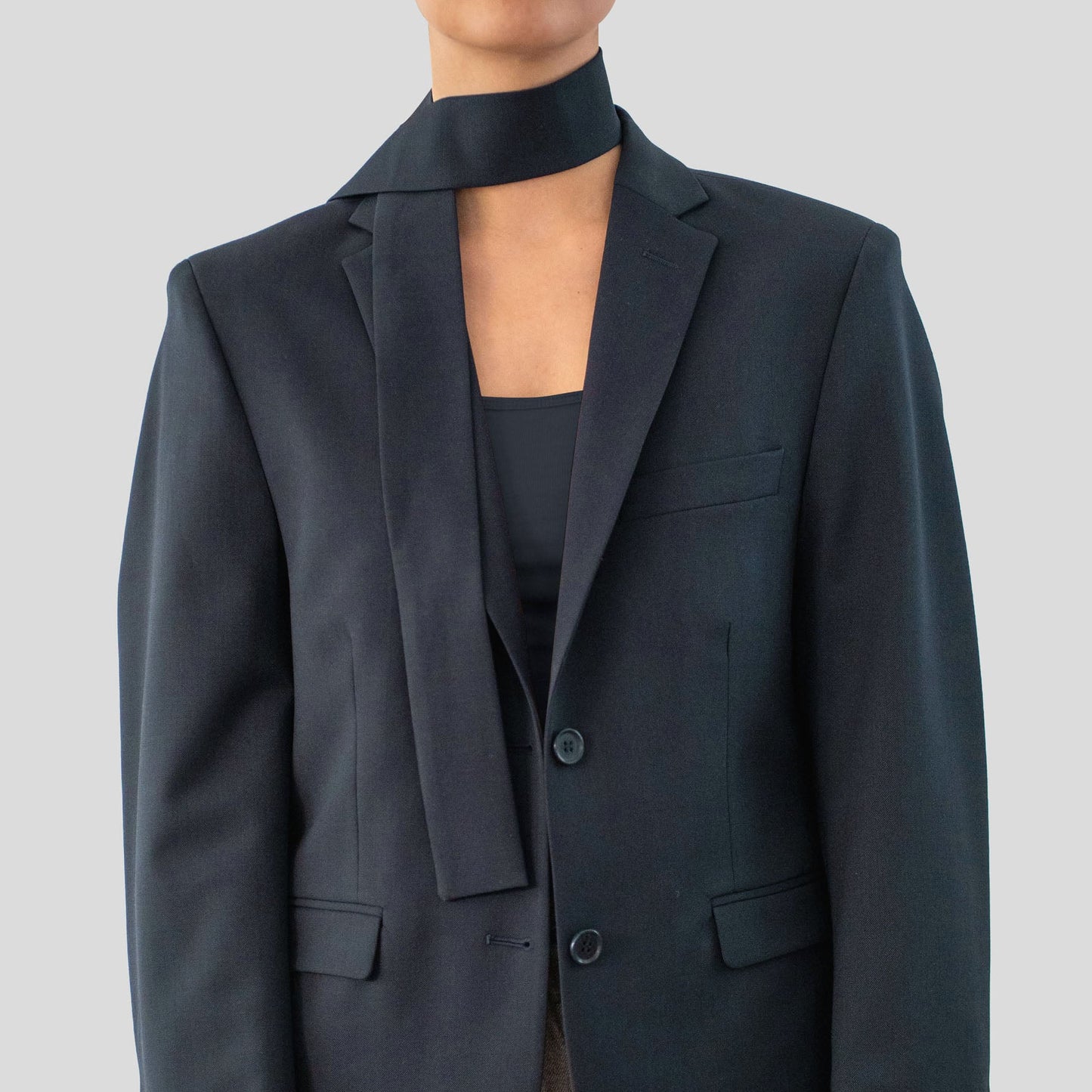 Oversized Donkerblauwe Blazer - Kairos