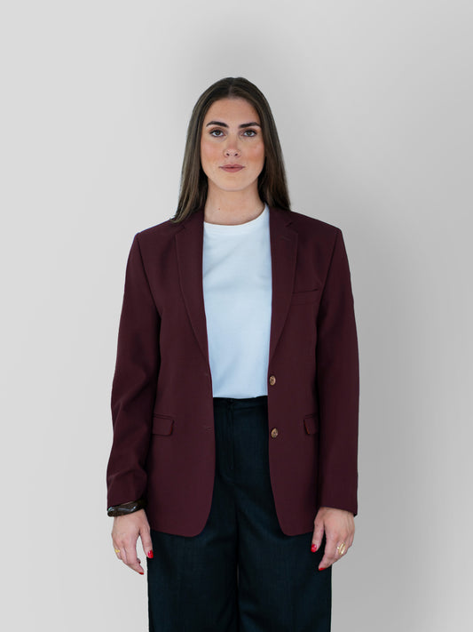 Oversized Grey Blazer - Oneira
