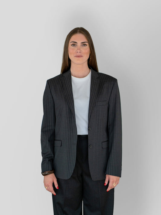 Oversized Grey Blazer - Oneira