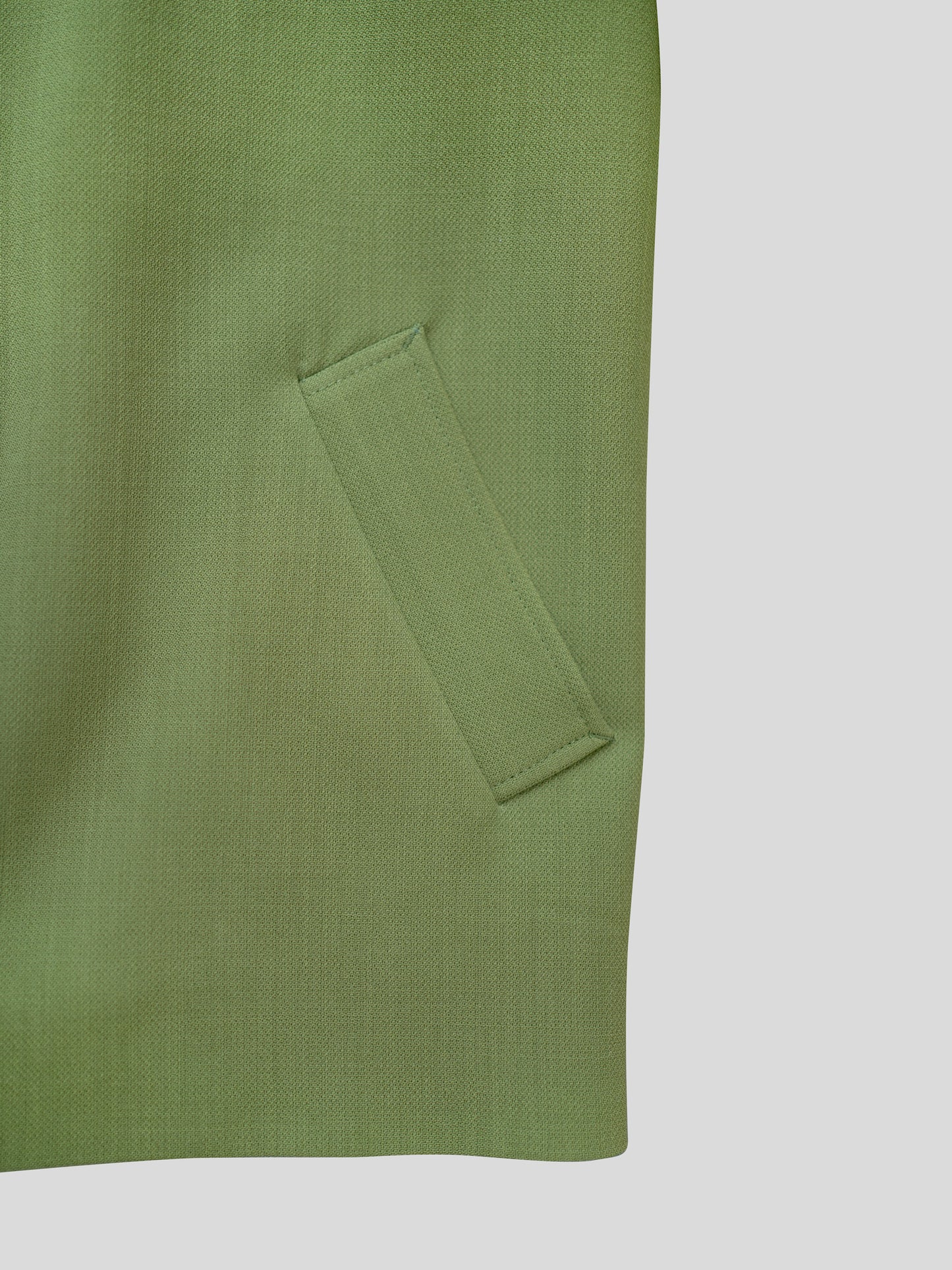 Rechte minimal groene blouson - lémoni