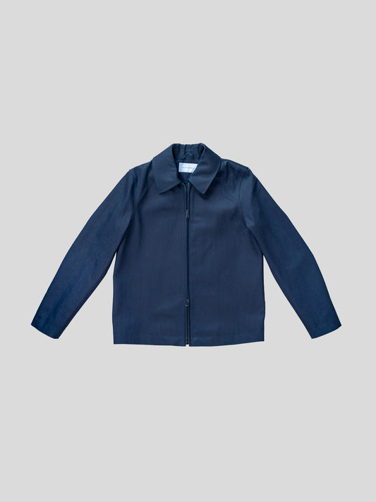 Rechte minimal denim blouson - thalassa