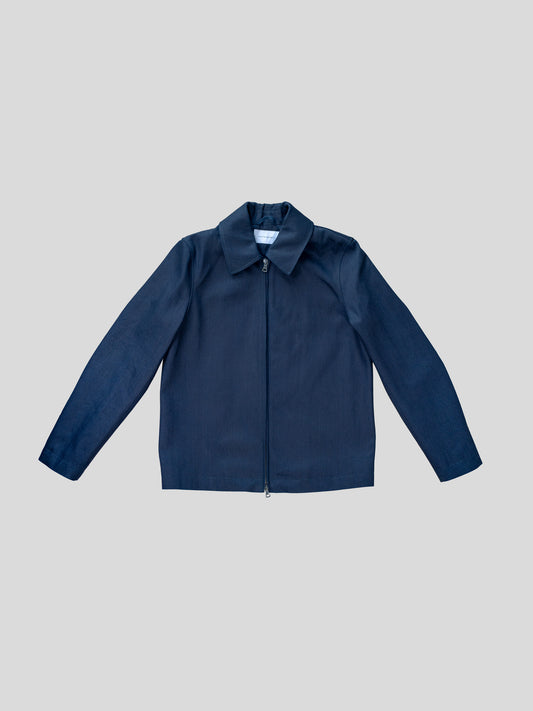 Rechte minimal denim blouson - thalassa