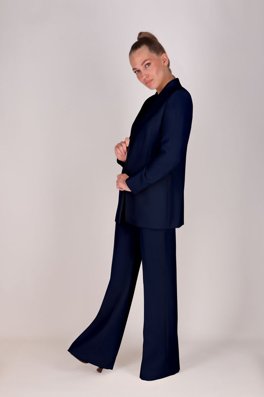 FLARED GEKLEDE BROEK - KAIROS